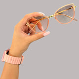 Cat eye glasses