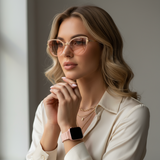 Cat eye glasses