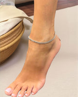 Silver Chain anklet