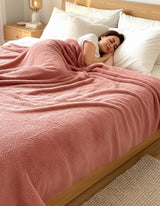 Dark-Pink Cozy Blankets