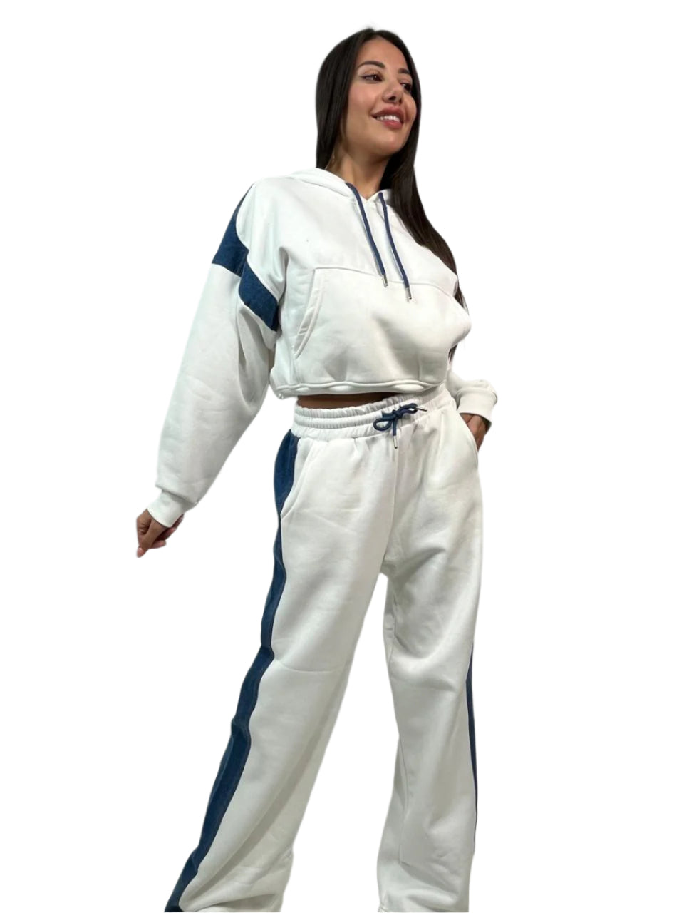 White Jogging Set