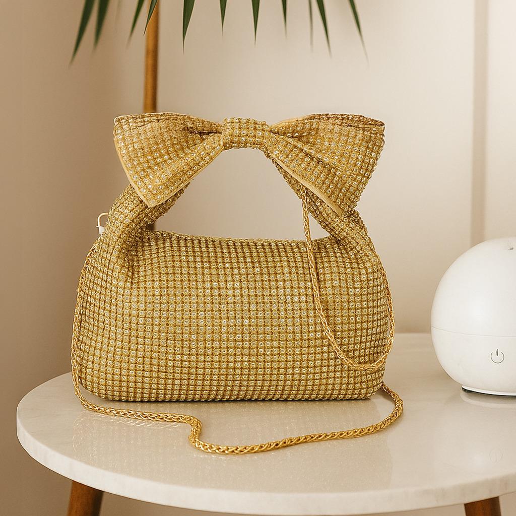 Gold Elegant Clutch Bag