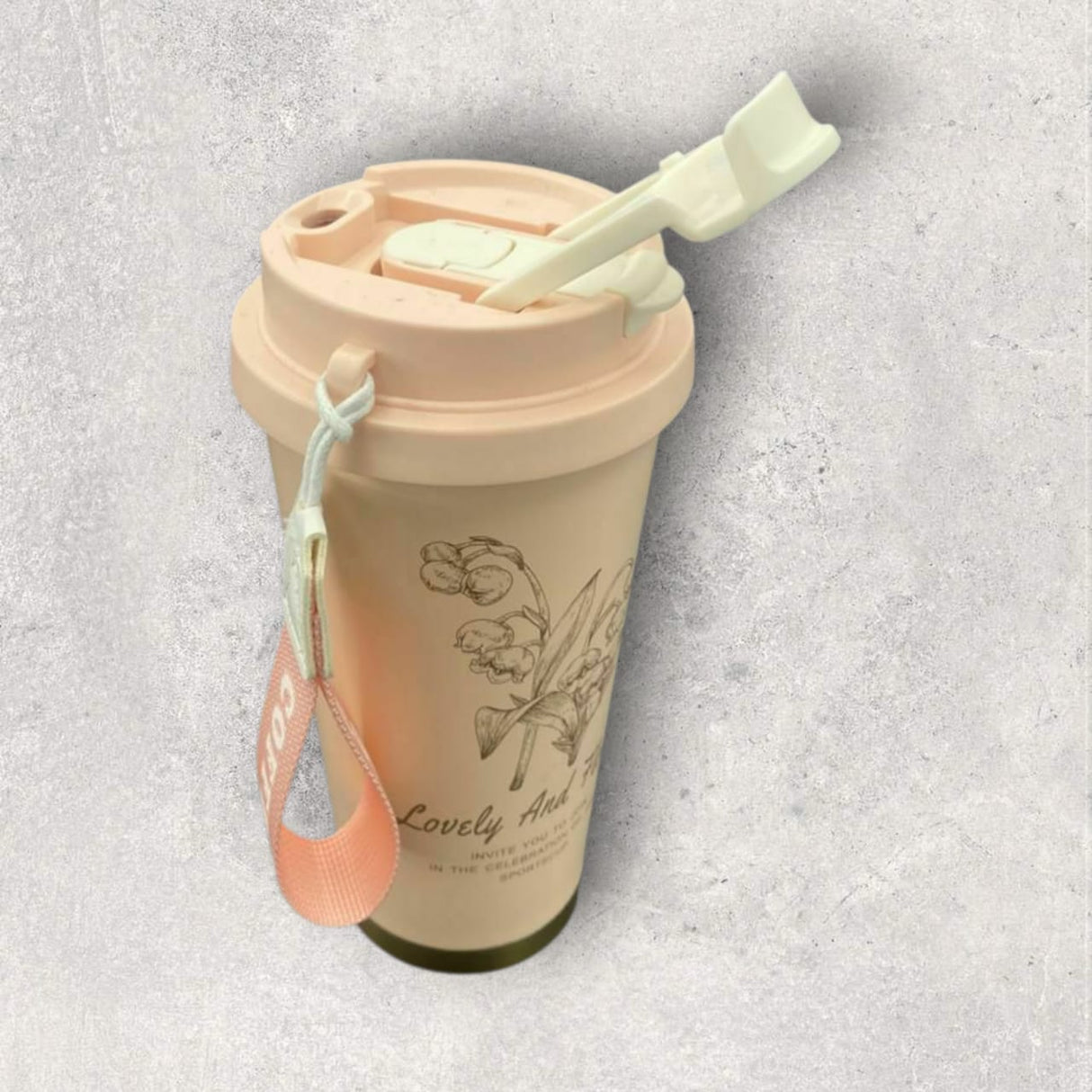 Lovely and flowers mug