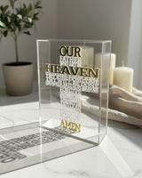 English Elegant Laser-Cut White Cross