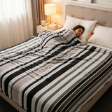 Black Stripped Blanket