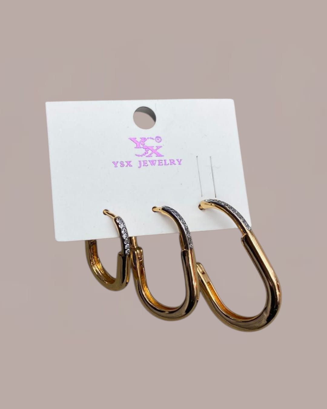 Ovale earring set