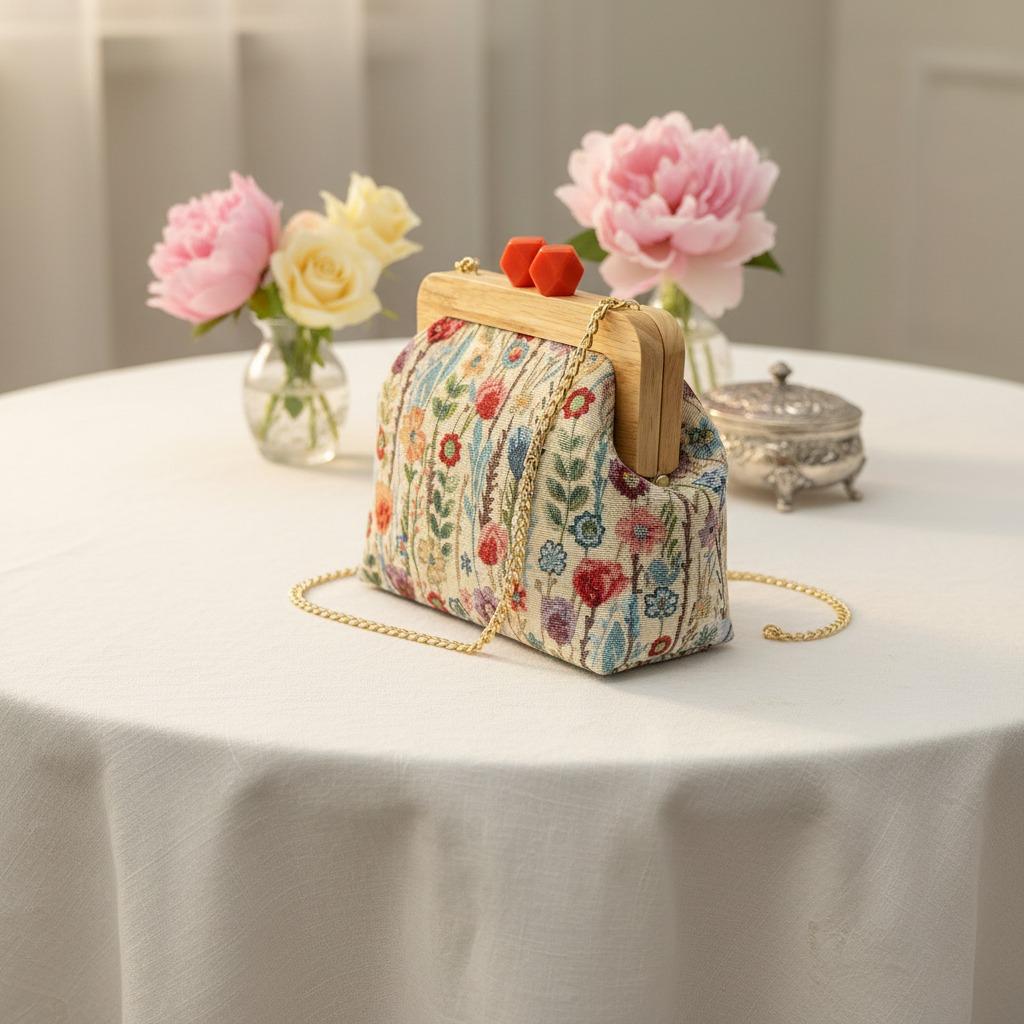 Flowers Handmade Bag