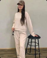Beige Jogging Set