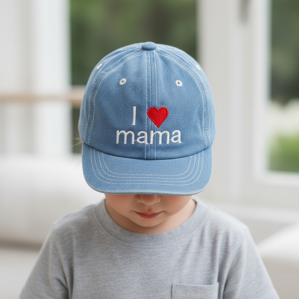 I "Heart" Mama Jeans Hat S-100