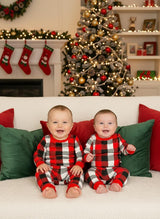 Newborn Checkered PJ