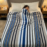 Blue Stripped Blanket