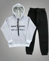 Man I love Football Jogging Set grey