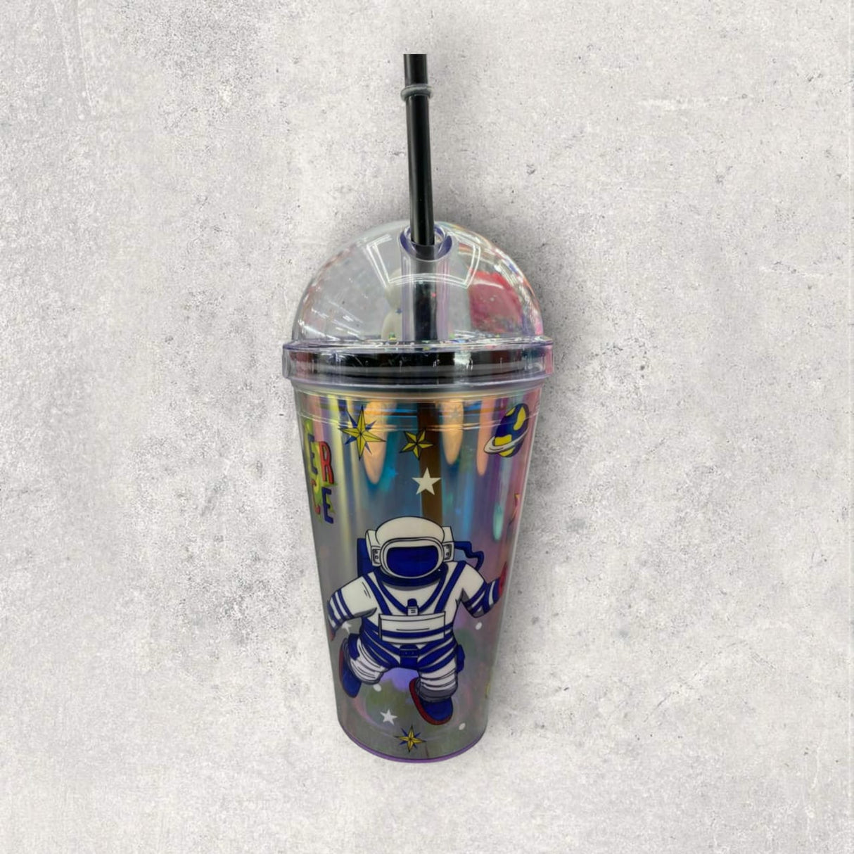 Astronauts Confetti Dome Tumbler