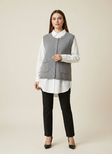 Chemise and Pullover Vest Set