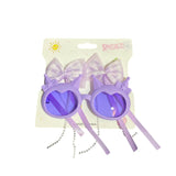 Sunglasses & hairclip set