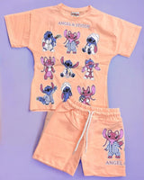 Stitch shorts set