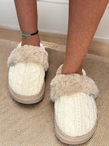 Soft White Slippers