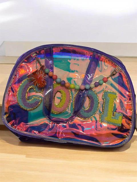 Holographic "COOL" Mini Duffle Bag