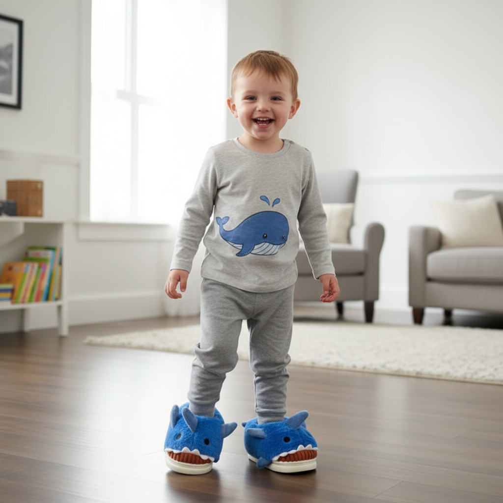 Shark slippers