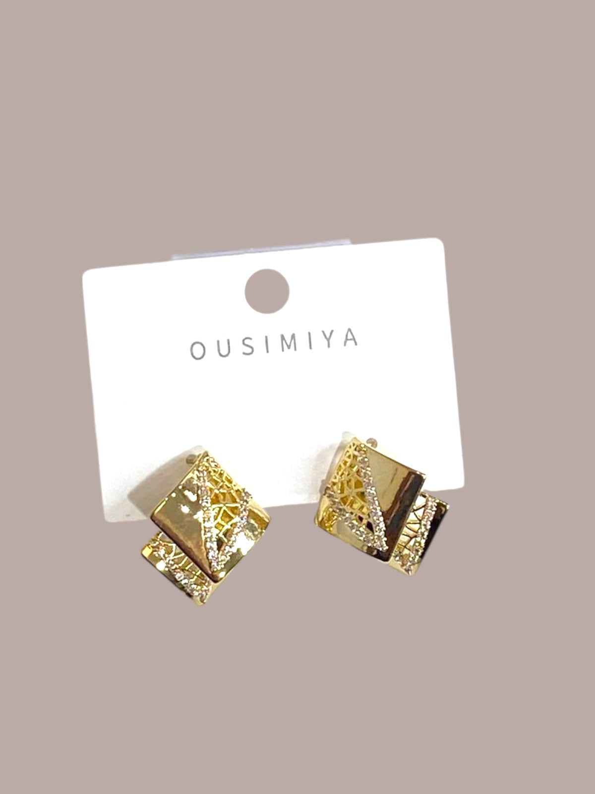 Square earrings