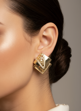 Square earrings