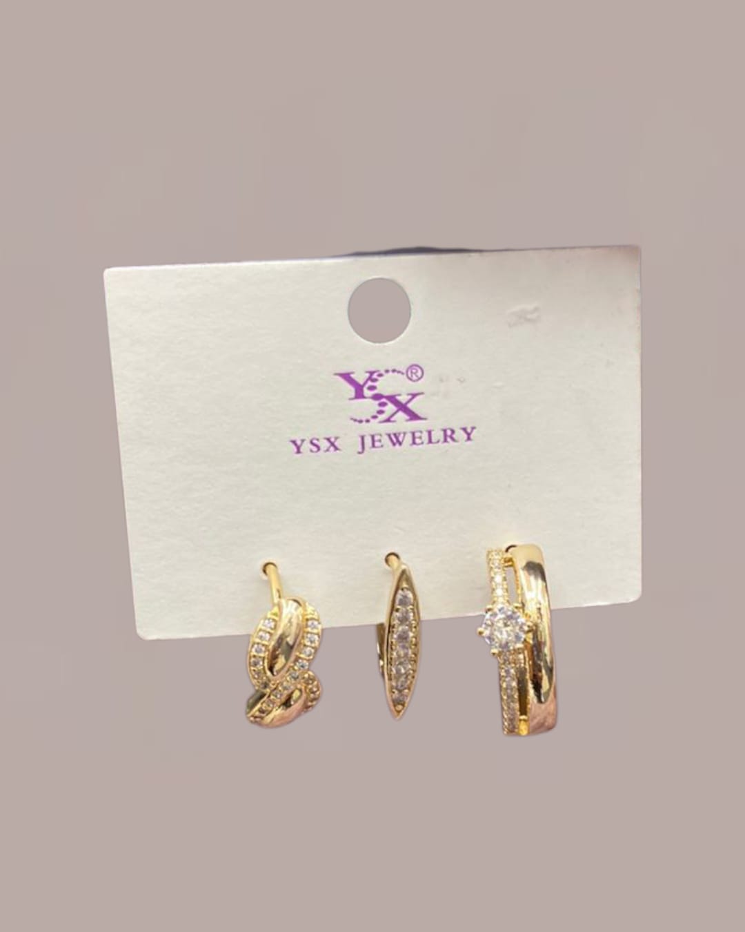 Braided earring set