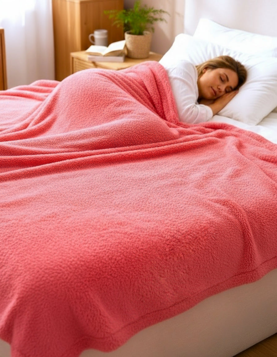 Hot-Pink Cozy Blankets