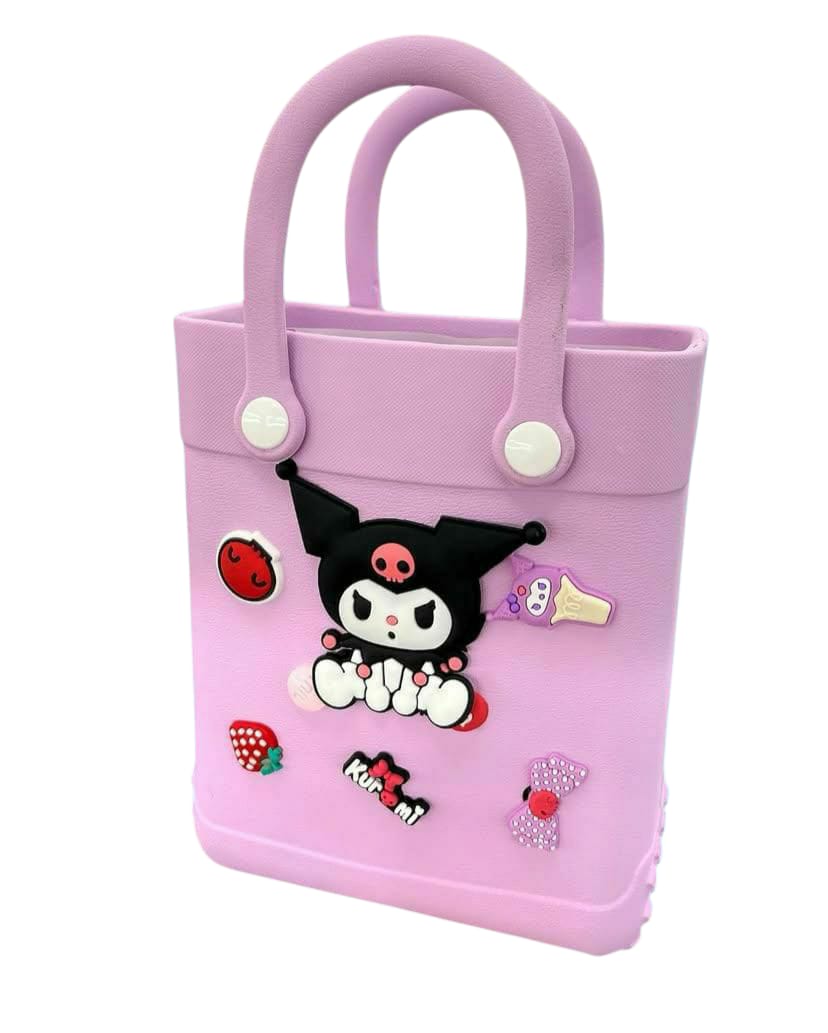 Kuromi crocs bag