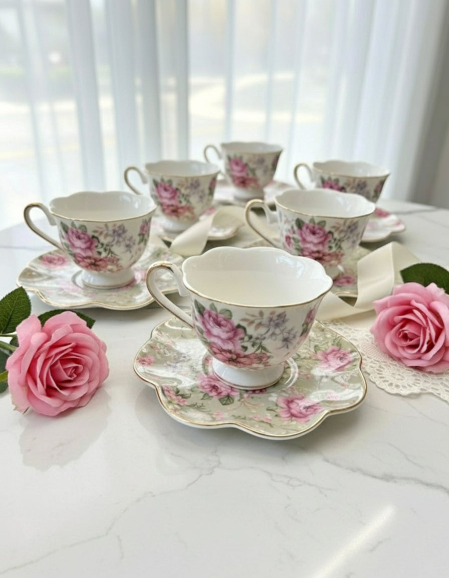 Floral Chic Coffee Set