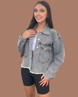 Black Jean Jacket