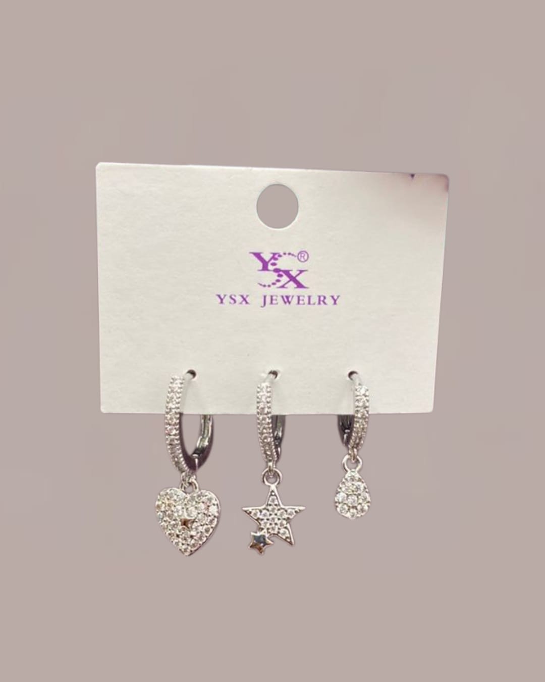 Hearts Earring Set
