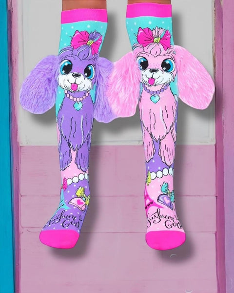 Cute Dog Colorful Long Socks