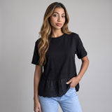 Lace Hem Tshirt