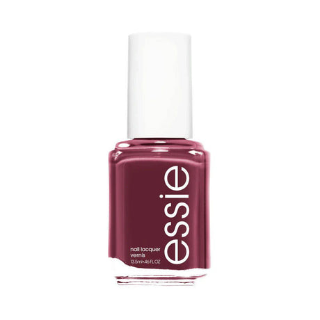 Essie Angora Cardi 42 nail polish bottle in deep berry plum