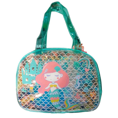 Aqua Transparent Mermaid Bag1