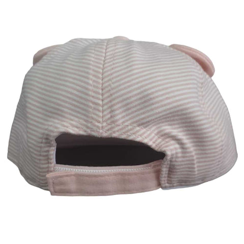 Back Of Teddy Bear Striped Hat