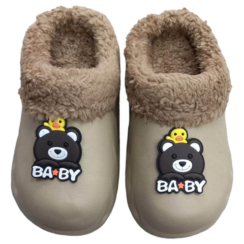 Beige Bear Baby  Slippers