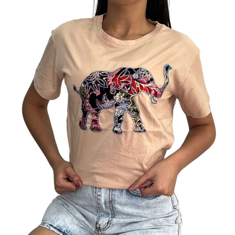 Beige Elephant 1 T-Shirt