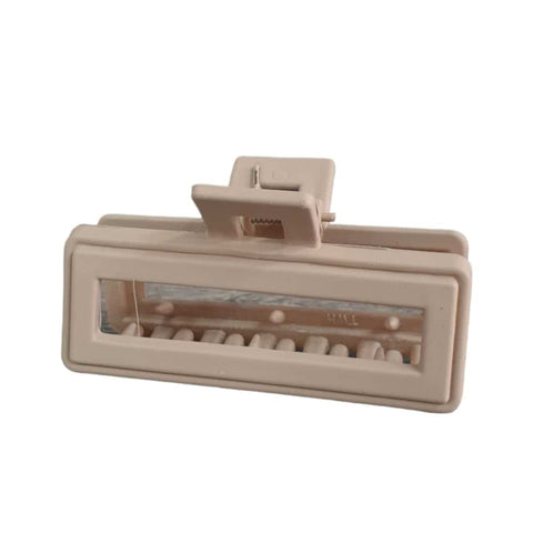 Beige Hair Clamps 