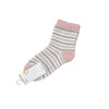 Beige Striped Socks