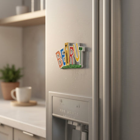 Beirut multi coloured letters souvenir fridge magnet, Jack Gifts Online Lebanon