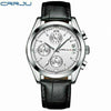 Black-White Leather Crrju 2 Watches
