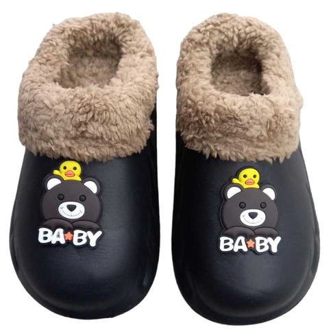 Black Bear Baby  Slippers