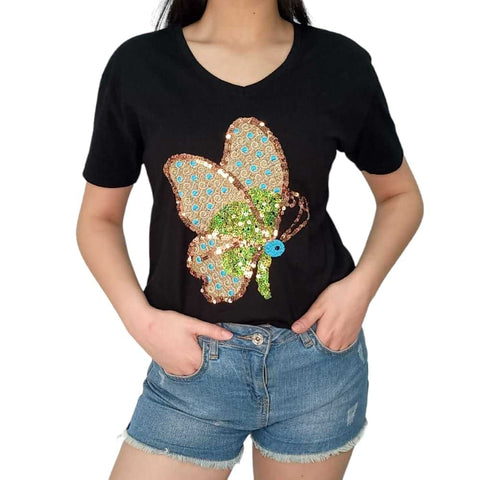 Black Butterfly T-Shirt 7