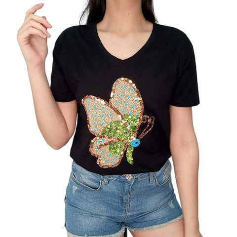 Black Butterfly T-Shirt 7