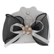 Black Flower Bow Hairpins 