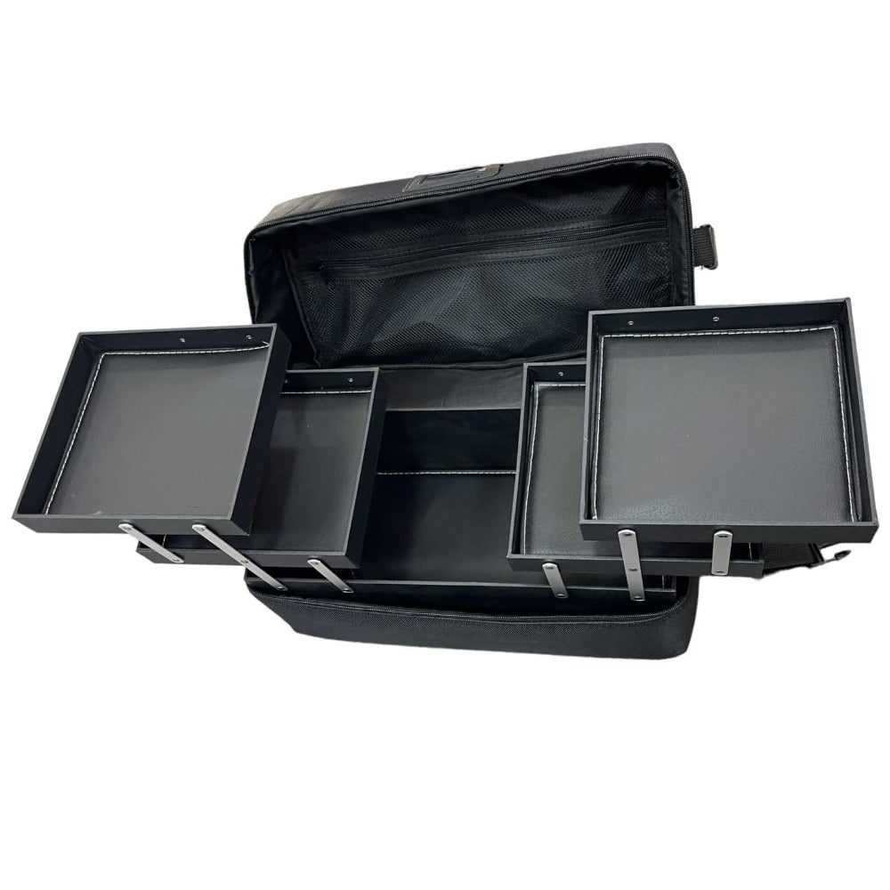 Black Multifunction Beauty Box Luggage Suitcase Girl