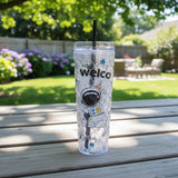 Astronaut Crystal Tumbler