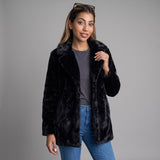 Black Cozy Fur Jacket