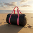 Black kids beach duffle bag with pink handles on the sand, Jack Gifts Online Lebanon